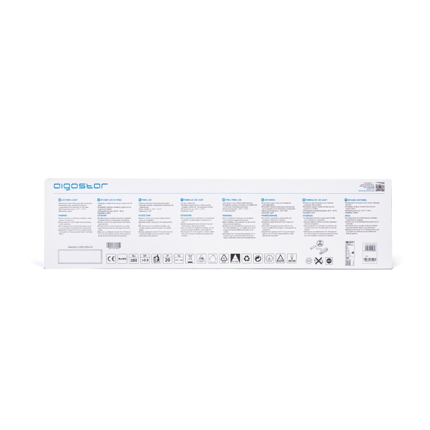 Aigostar - LED Podhledový panel LED/50W/230V 4000K 120x30cm bílá