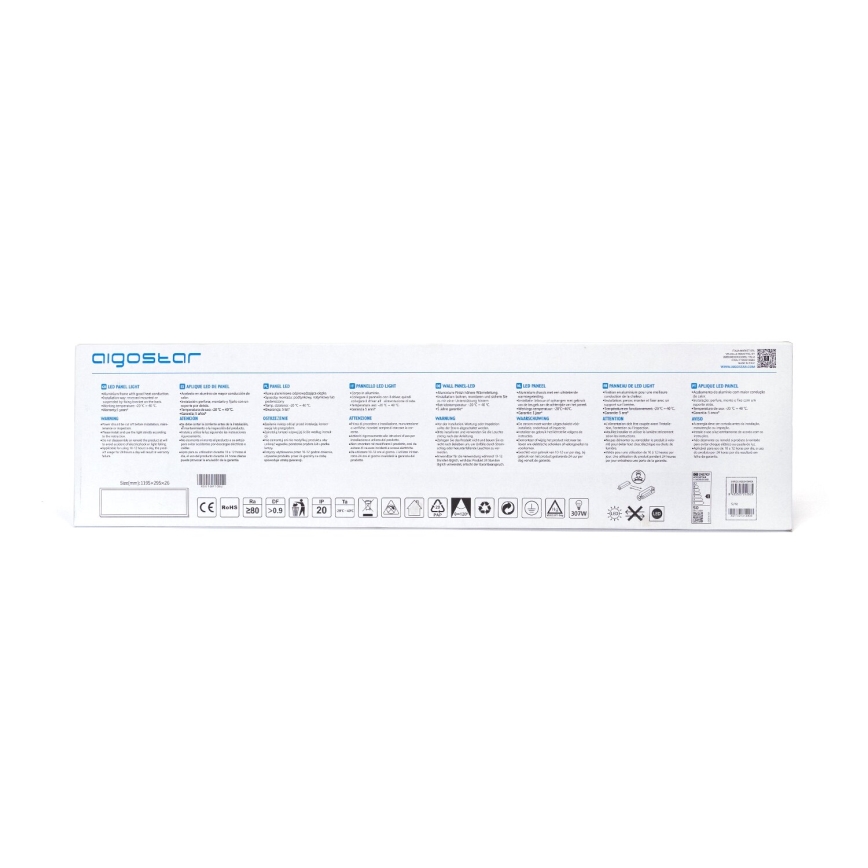 Aigostar - LED Podhledový panel LED/50W/230V 6500K 120x30cm bílá