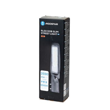 Aigostar - LED Pouliční lampa SLIM LED/30W/230V 6500K IP65