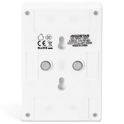 Aigostar - LED Přenosné noční svítidlo LED/3xAAA 6500K