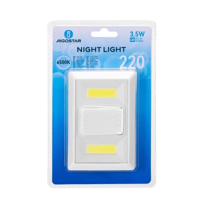Aigostar - LED Přenosné noční svítidlo LED/4xAAA 6500K