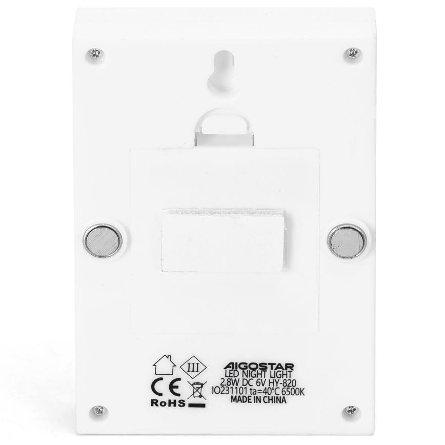 Aigostar - LED Přenosné noční svítidlo LED/4xAAA 6500K