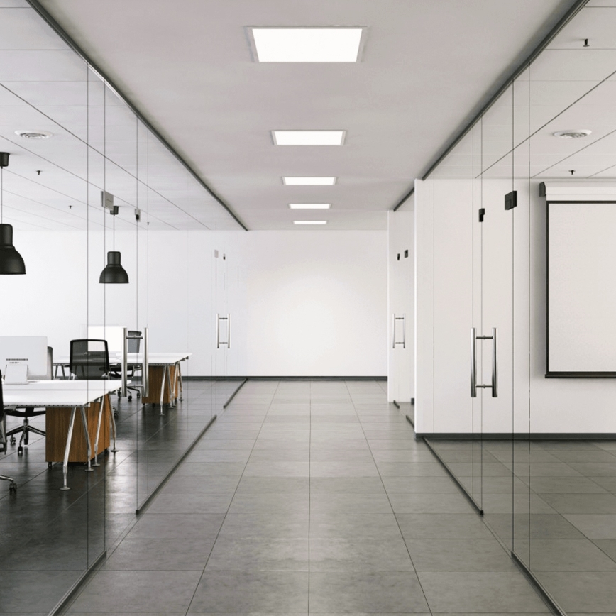Aigostar - LED Přisazený panel LED/28W/230V High Efficiency UGR19 6000K 59,5x59,5 cm