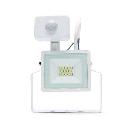 Aigostar - LED Reflektor se senzorem LED/10W/230V 6400K IP65 bílá
