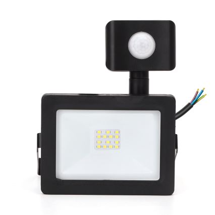 Aigostar - LED Reflektor se senzorem LED/10W/230V 6400K IP65 černá