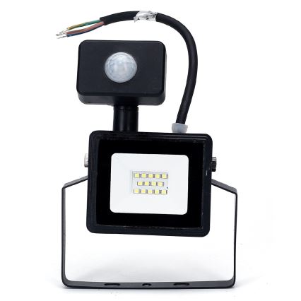 Aigostar - LED Reflektor se senzorem LED/10W/230V 6400K IP65 černá