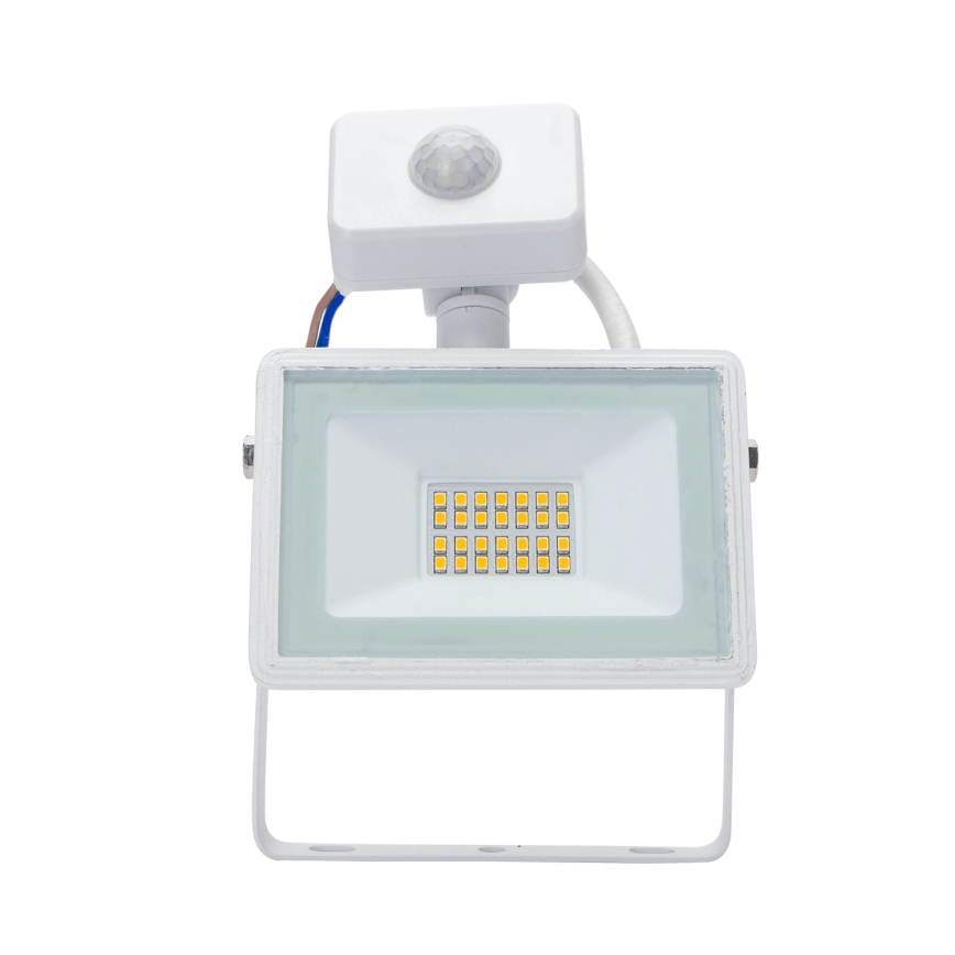 Aigostar - LED Reflektor se senzorem LED/20W/230V 4000K IP65 bílá