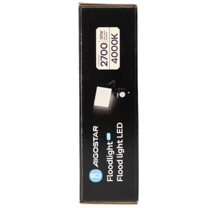 Aigostar - LED Reflektor se senzorem LED/30W/230V 4000K IP65