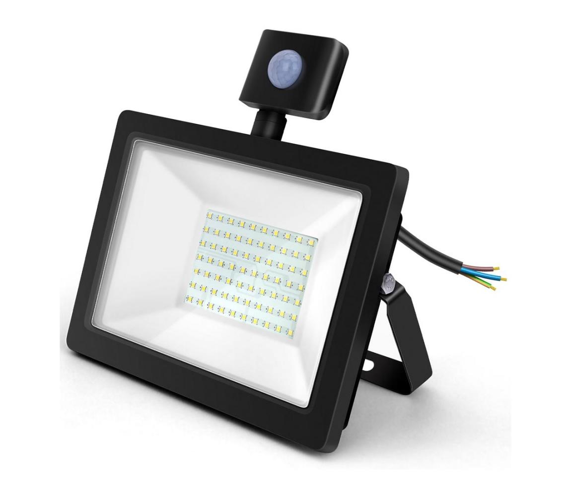 Aigostar Aigostar - LED Reflektor se senzorem LED/50W/230V 6400K IP65 černá AI0328