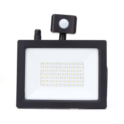 Aigostar - LED Reflektor se senzorem LED/50W/230V 6400K IP65 černá