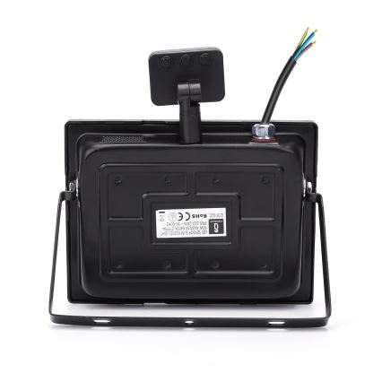 Aigostar - LED Reflektor se senzorem LED/50W/230V 6400K IP65 černá