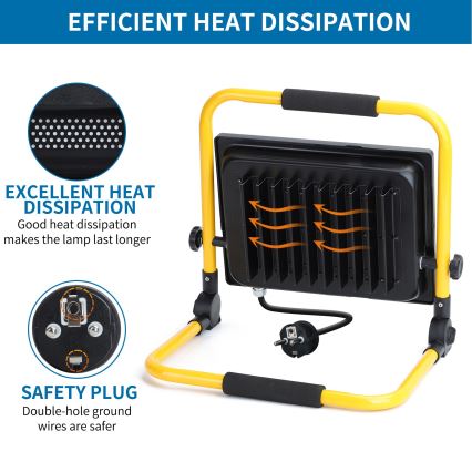 Aigostar - LED Reflektor se stojanem LED/100W/230V IP44