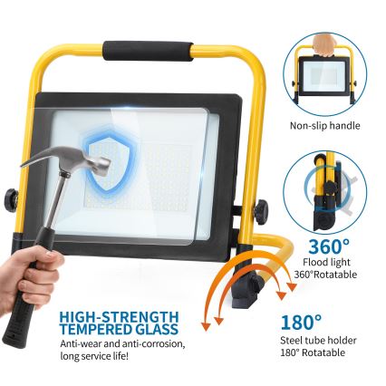 Aigostar - LED Reflektor se stojanem LED/100W/230V IP44