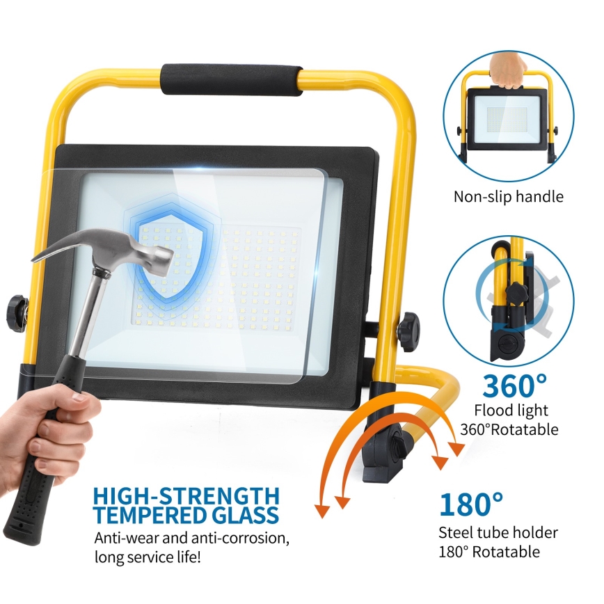 Aigostar - LED Reflektor se stojanem LED/100W/230V IP44