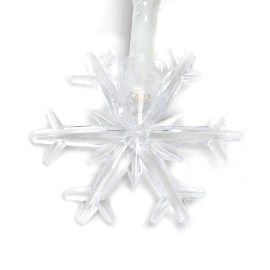 Aigostar - LED  řetěz 10xLED/3xAA 1,5m teplá bílá vločky