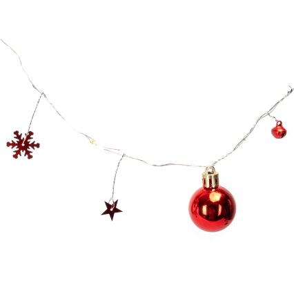 Aigostar - LED  řetěz 20xLED/3xAA 2 m teplá bílá