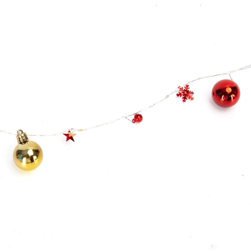 Aigostar - LED  řetěz 20xLED/3xAA 2m teplá bílá