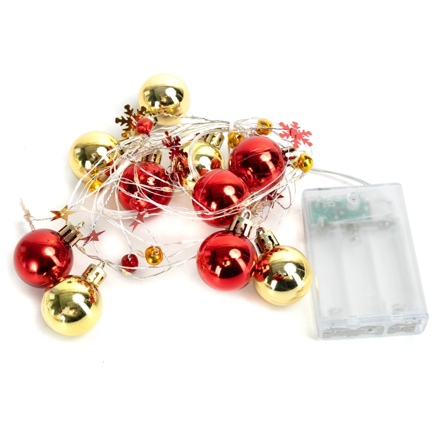 Aigostar - LED  řetěz 20xLED/3xAA 2m teplá bílá