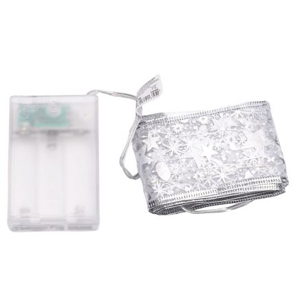 Aigostar - LED  řetěz 20xLED/3xAA 2 m teplá bílá stříbrná