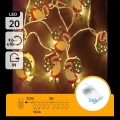 Aigostar - LED  řetěz 20xLED/3xAA 3m teplá bílá Santa Claus
