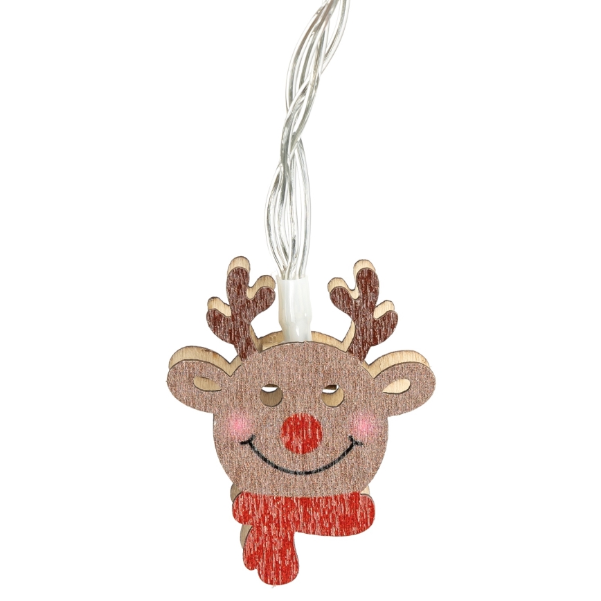 Aigostar - LED  řetěz 20xLED/3xAA 3m teplá bílá sob