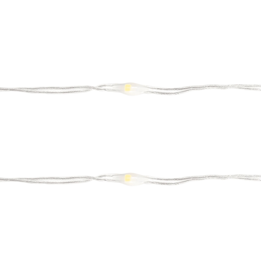 Aigostar - LED  řetěz 50xLED/3xAA 5,3m teplá bílá