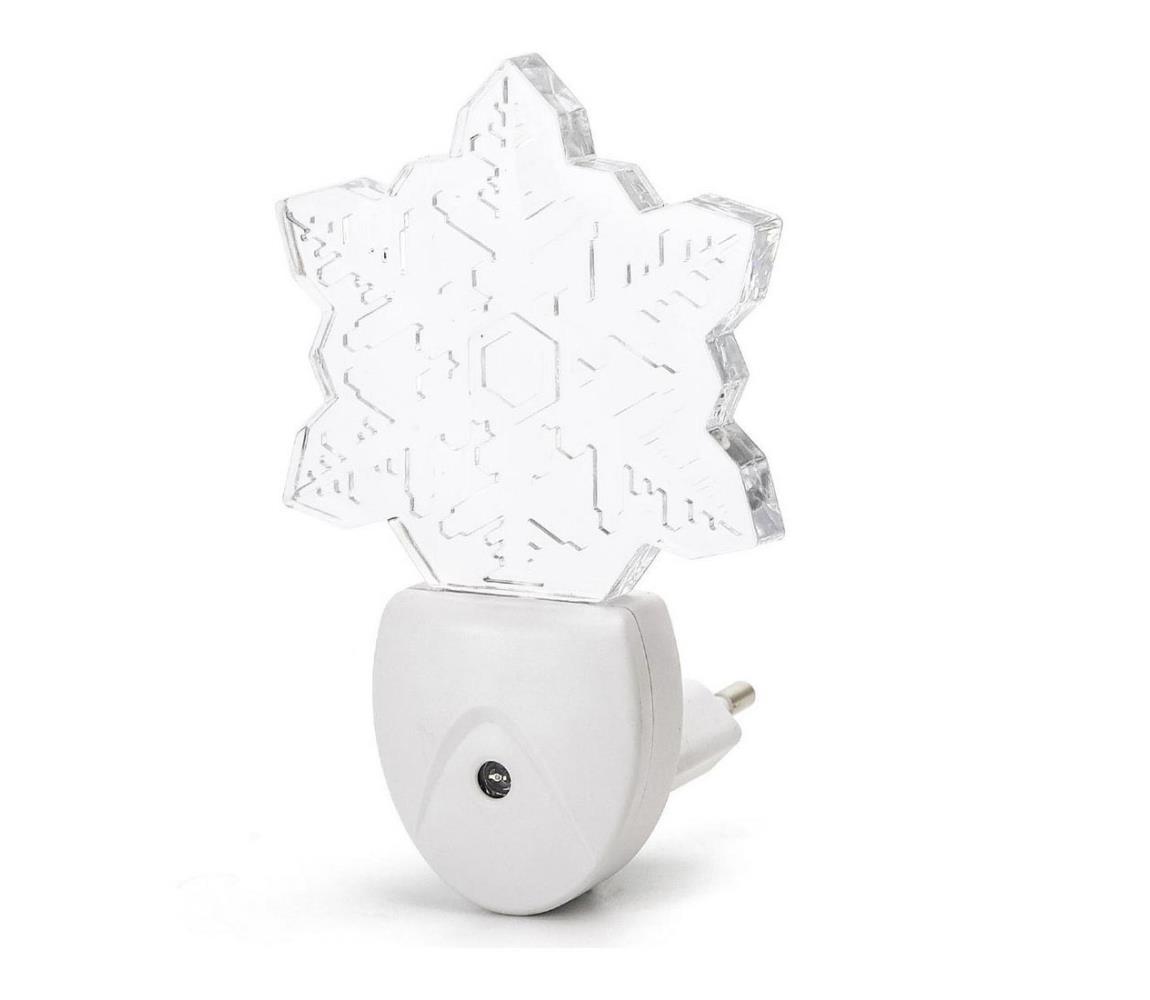 Aigostar Aigostar - LED RGB Noční světlo se senzorem LED/0,5W/230V vločka AI0143