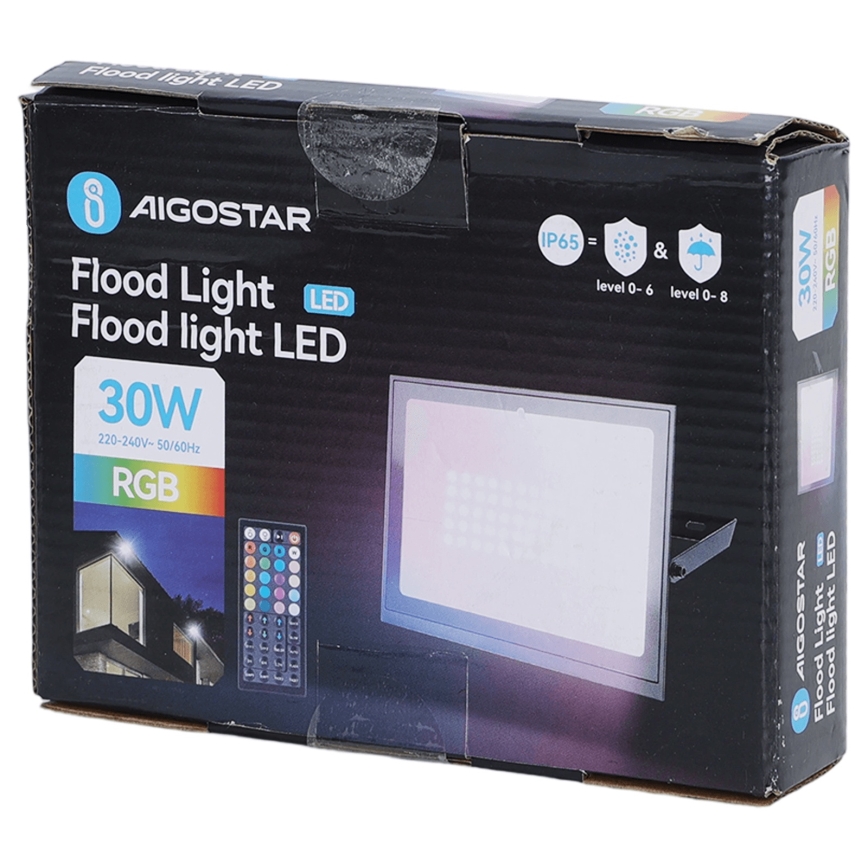 Aigostar - LED RGB Reflektor LED/30W/230V IP65 + dálkové ovládání