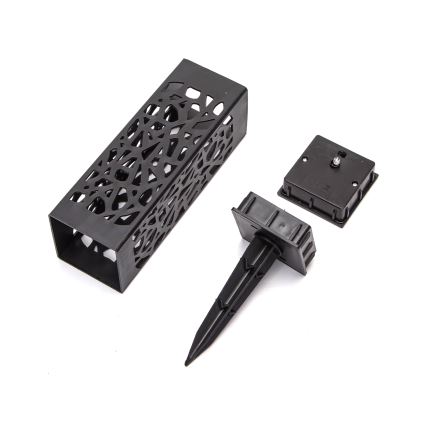 Aigostar - LED RGB Solární lampa LED/0,006W/1,2V 28,5cm černá  IP44 100 mAh