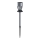 Aigostar - LED RGB Solární lampa LED/0,006W/1,2V 35,5 cm 100 mAh matný chrom IP44