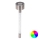 Aigostar - LED RGB Solární lampa LED/0,006W/1,2V 36,7cm matný chrom IP44