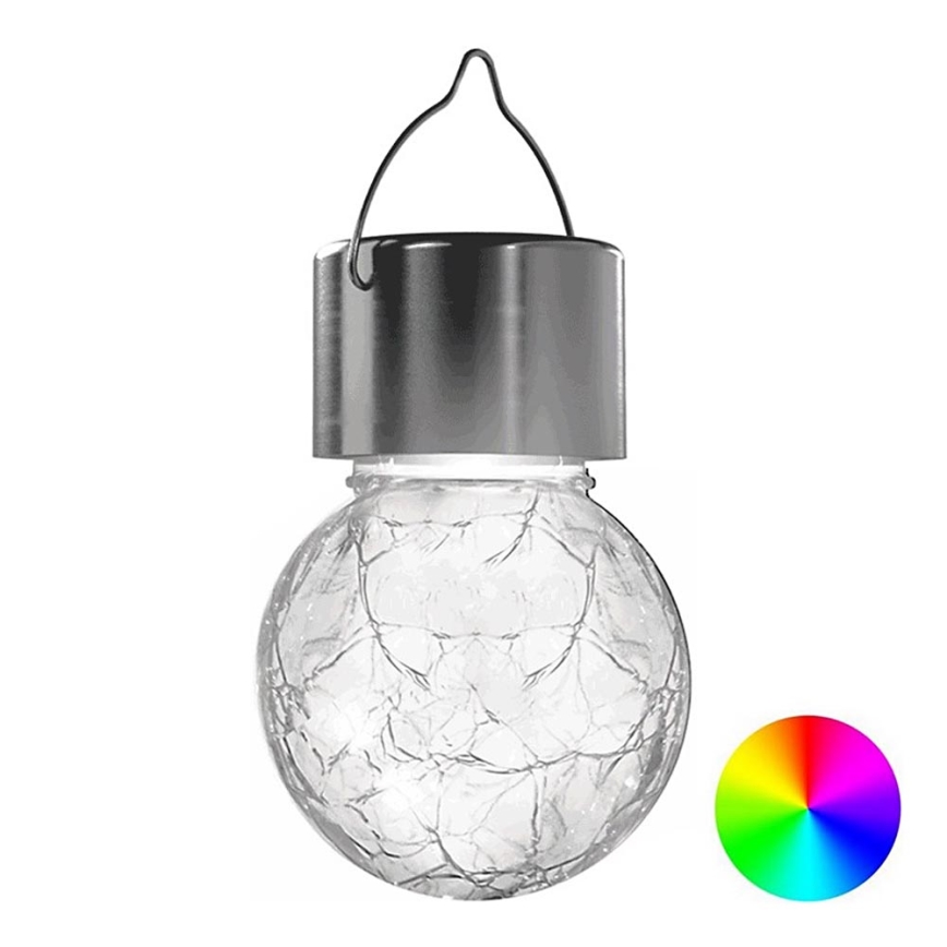 Aigostar - LED RGB Solární svítidlo LED/0,006W/1,2V IP44