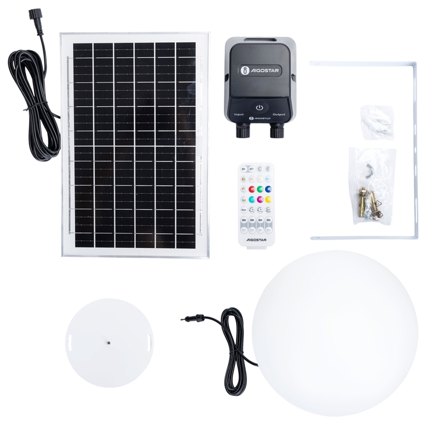 Aigostar - LED RGB Stmívatelná venkovní lampa MESH LED/35W/3,7V 4000mAh 2700-6500K IP65 pr. 30 cm