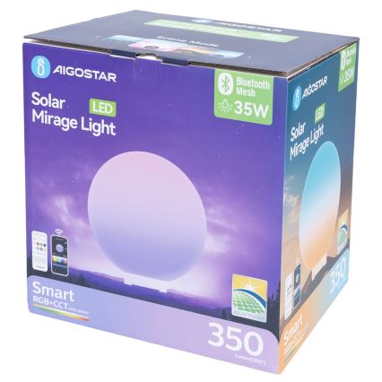 Aigostar - LED RGB Stmívatelná venkovní lampa MESH LED/35W/3,7V 4000mAh 2700-6500K IP65 pr. 30 cm