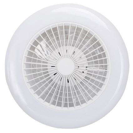 Aigostar - LED RGB Stmívatelné stropní svítidlo s ventilátorem MESH LED/40W/230V 2700-6500K bílá + dálkové ovládání