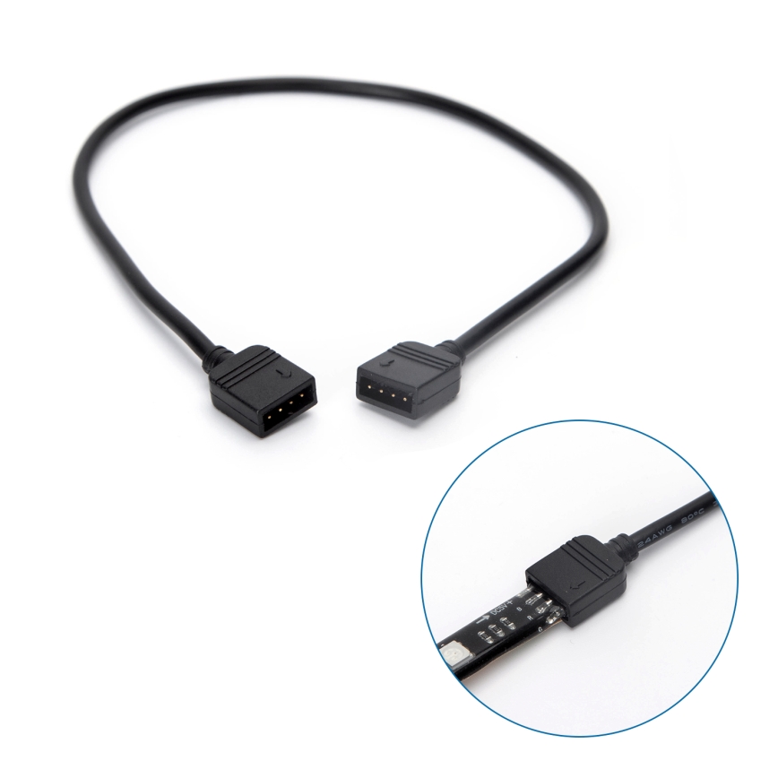 Aigostar - LED RGB Chytrý stmívatelný pásek 4x0,5m LED/4,5W/5V Wi-Fi + dálkové ovládání
