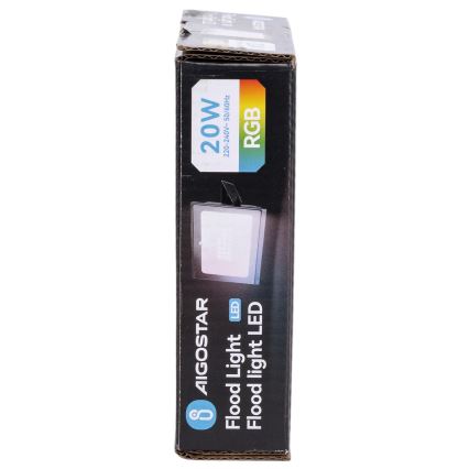Aigostar - LED RGB Stmívatelný reflektor LED/10W/230V IP65 + dálkové ovládání