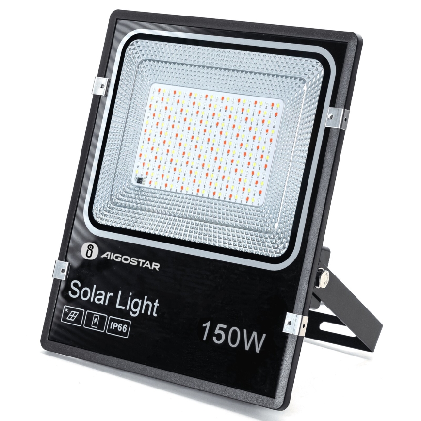 Aigostar - LED RGB Stmívatelný solární reflektor LED/150W/3,2V IP66 + dálkové ovládání