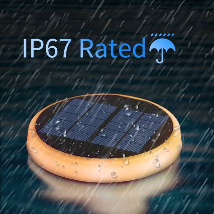 Aigostar - LED RGBIC Solární svítidlo LED/0,6W/3,7V IP65