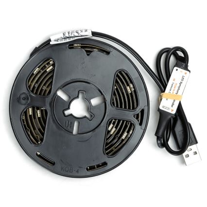 Aigostar - LED RGBIC Stmívatelný pásek 2m LED/4,9W/5V + dálkové ovládání