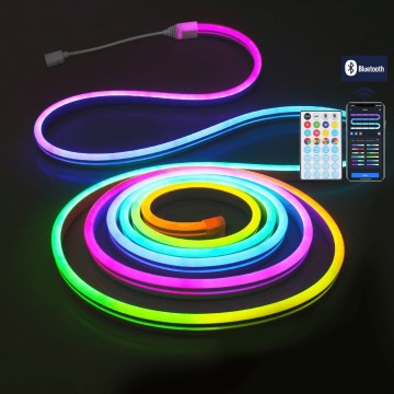 Aigostar - LED RGBICW Venkovní vánoční řetěz 150xLED 5m IP44 + dálkové ovládání