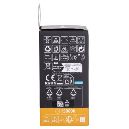 Aigostar - LED RGBW Stmívatelná žárovka A60 E27/10W/230V 3000K + dálkové ovládání