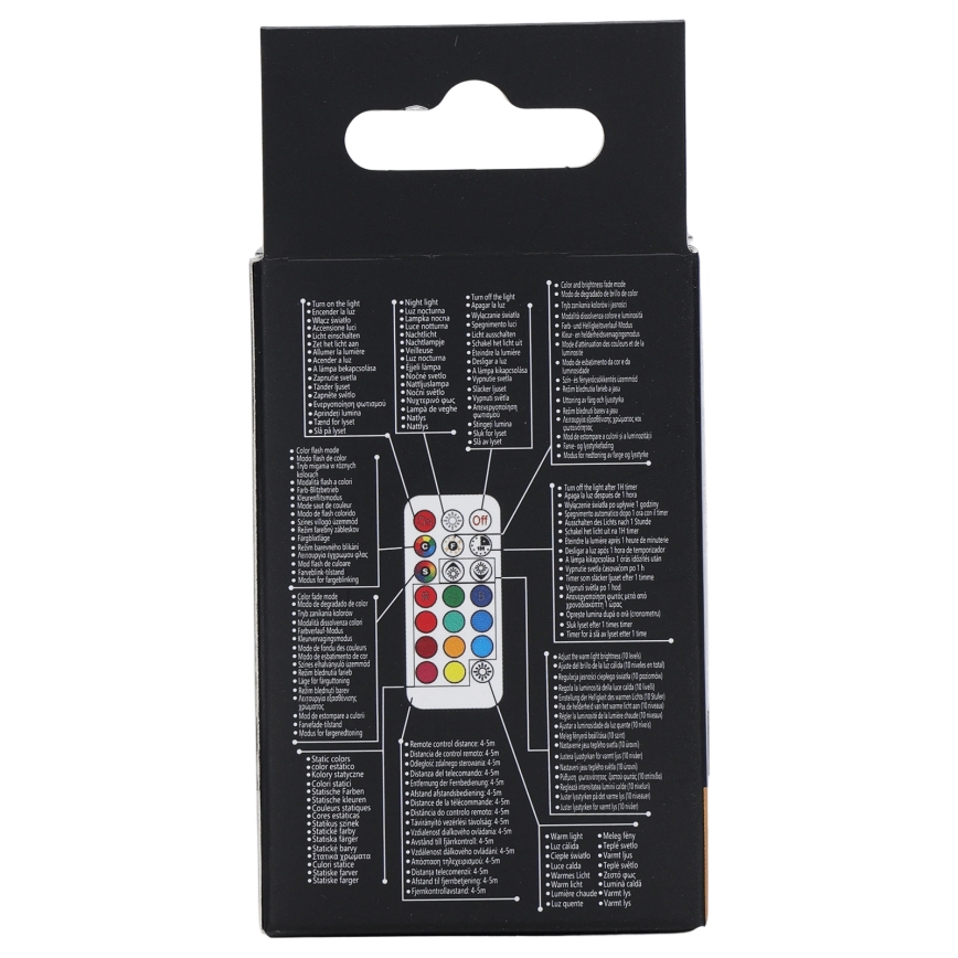 Aigostar - LED RGBW Stmívatelná žárovka GU10/6W/230V 3000K + dálkové ovládání