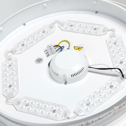 Aigostar - LED RGBW Stmívatelné koupelnové svítidlo LED/39W/230V 50 cm Wi-Fi IP44