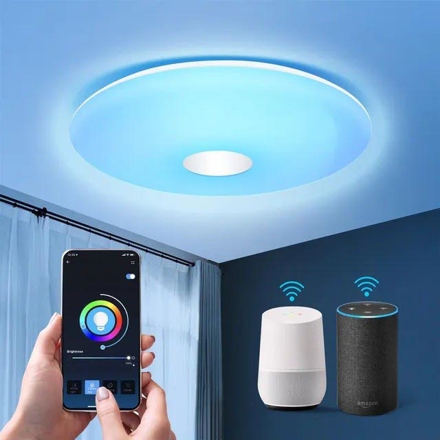 Aigostar - LED RGBW Stmívatelné stropní svítidlo 18W/230V pr. 34 cm Wi-Fi