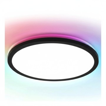 Aigostar - LED RGBW Stmívatelné stropní svítidlo MESH LED/36W/230V 3000-6500K černá + dálkové ovládání