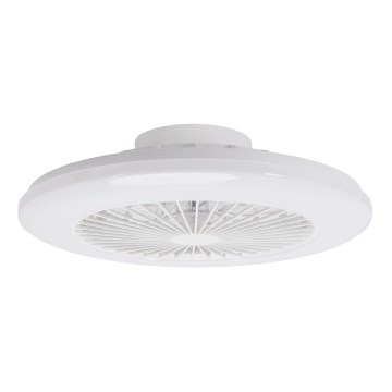 Aigostar - LED RGBW Stmívatelné stropní svítidlo s ventilátorem MESH LED/40W/230V 2700-6500K bílá + dálkové ovládání