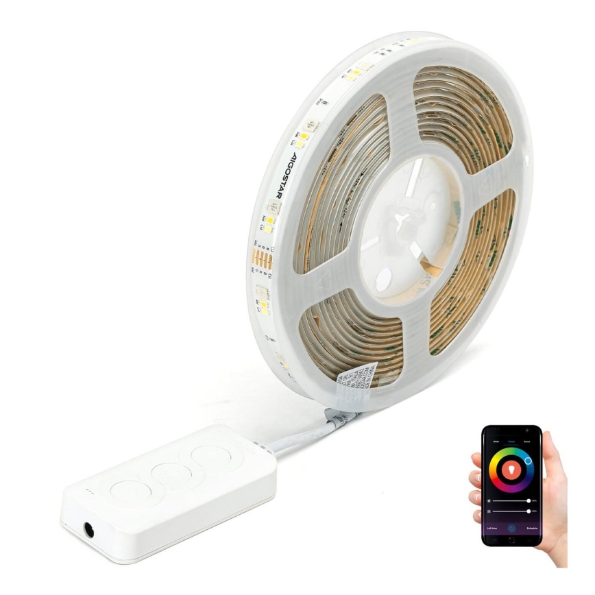 Aigostar - LED RGBW Stmívatelný pásek 5m MESH Smart LED/24W/230V 2700-6500K + dálkové ovládání