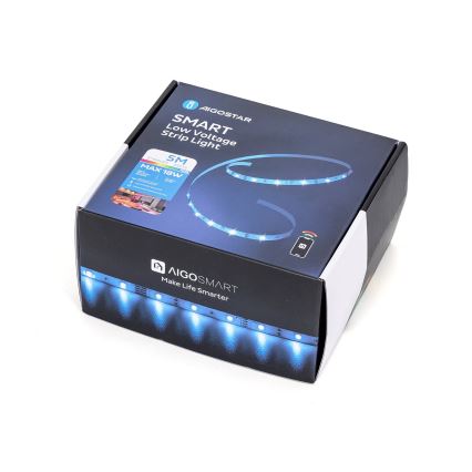Aigostar - LED RGBW Stmívatelný pásek LED/18W/12V 2x5 m Wi-Fi