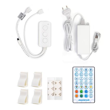 Aigostar - LED RGBW Stmívatelný pásek LED/48W/12V 2x7,5 m Wi-Fi